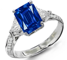 Sapphire and Diamond Ring