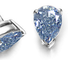 diamond pendant earrings