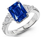 Sapphire and Diamond Ring