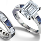 Sapphire Diamond Rings, Diamond Sapphire Rings, Sapphire Diamond Anniversary Bands, Ceylon Sapphire, Thai Sapphire, Kashmir Sapphire
