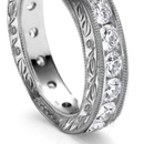 Eternity rings are symbols of love, commitment, romance and eternity.