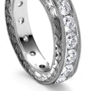 of oblong, pear, square, marquise or round diamonds