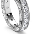 Eternity rings are symbols of love, commitment, romance and eternity