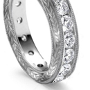 Eternity rings are symbols of love, commitment, romance and eternity.
