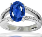 Sapphire Diamond Ring