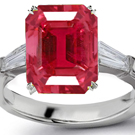 3 Stone Precision
Cut Diamond Ruby Rings Picture