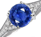 Sapphire Diamond Ring