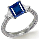 Sapphire Rings With Diamonds