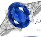 Sapphire Diamond Ring