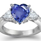 Ceylon Sapphire Diamond Ring