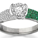 Emerald Rings in Platinum 500