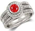 Natural Ruby Rings