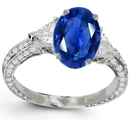 Sapphire and Diamond Ring