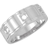 Men's 3 Stone Ring Mounting