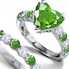 emerald ruby rings, emerald sapphire rings