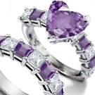 Natural Unheated Bright Burmese or Kashmir Sapphire Rings