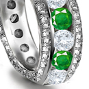  Emerald rings in every cut, shape, style, carat weight, ring size, men, women, metals and design you can think of, all at the legendary prices you expect from America's favorite jeweler.