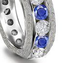 Sapphire Rings White Gold