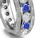 Sapphire Rings White Gold