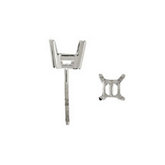 Princess/Square Earring with .034