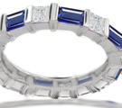 sapphires are most popular choice for the small band of brides