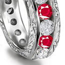 ruby eternity rings are your unique expressions of eternal love