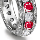 patterns of ruby signet rings