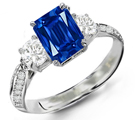 Sapphire and Diamond Ring