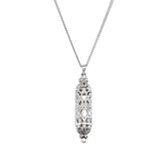 Hollow Mezuzah Pendant or Necklace