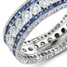 diamond rings represent love throughout a lifetime and beyond