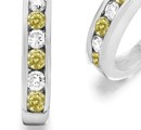 Bangles with three or more diamonds alternating with other precious stones