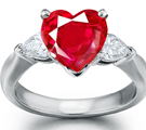 Ruby Rings in Platinum 500