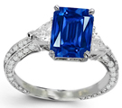 Sapphire and Diamond Ring