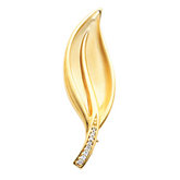 Leaf Brooch Mounting
