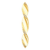 Twisted Design Brooch Mounting