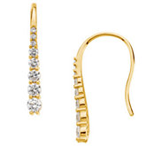 Diamond Fashion Earring Mounting