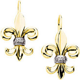 Fleur-de-lis Earring Mounting