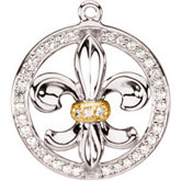 Fleur-de-lis Dangle Mounting 