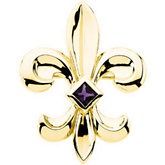 Fleur-de-lis Brooch Mounting