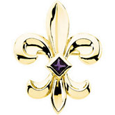 Fleur-de-lis Brooch Mounting 