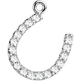 Petite Horseshoe Dangle Mounting 