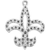 Fleur-de-lis Dangle Mounting 