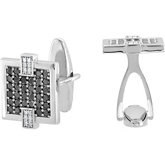 Cuff Link Mounting for Diamonds