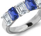 Mens Sapphire Ring Ring Size 9 to 12