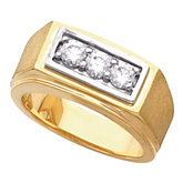 Men's 3 Stone Ring Mounting