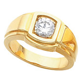 Men's Solitaire Ring Mounting