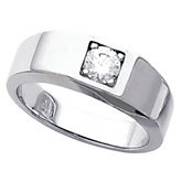 Men's Solitaire Ring Mounting