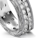 Eternity Rings with convincing illusion of reality makes them appear as lifelike jewelry