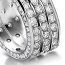 master fine details of form, structure and movement to create lifelike eternity rings