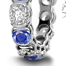 on this absolutely stunning sapphire ring